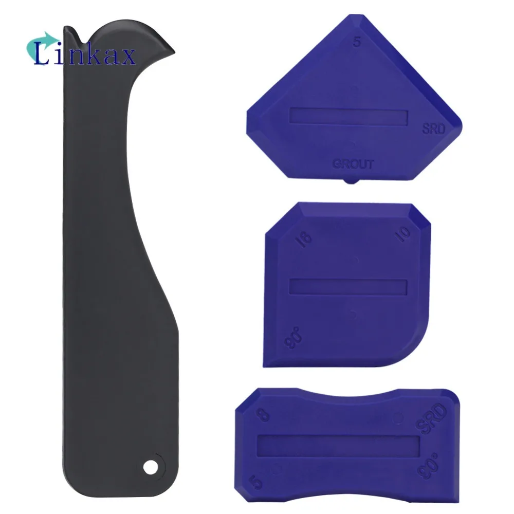4PCS/Set Caulking Tool Kit Caulk Finishing Joint Sealant Silicone Grout Remover Scraper Home & Garden Tool Kit
4PCS/Set Caulking Tool Kit Caulk Finishing Joint Sealant Silicone Grout Remover Scraper Home & Garden Tool Kit