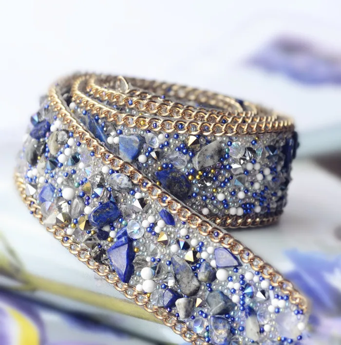 1 yard 2cm 0.78 inches width blue Rhinestones stones beads dress chain lace trim ribbon tapes TRE48FR49120AU
1 yard 2cm 0.78 inches width blue Rhinestones stones beads dress chain lace trim ribbon tapes TRE48FR49120AU