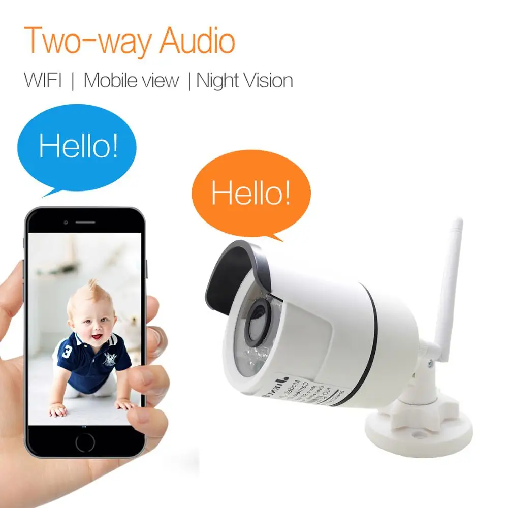 Two-way Audio Camera IP Wifi Cctv Waterproof Infrared Speaker Wireless Surveillance Security Video Camera 720P 960P 1080P JIENUO
Two-way Audio Camera IP Wifi Cctv Waterproof Infrared Speaker Wireless Surveillance Security Video Camera 720P 960P 1080P JIENUO