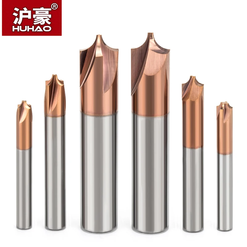 HUHAO 1PC Solid Carbide Anti-R Chamfering Router Bit For Alloy Steel 2 and 4 Flutes Arc R Angle End Mill CNC Milling Cutter
HUHAO 1PC Solid Carbide Anti-R Chamfering Router Bit For Alloy Steel 2 and 4 Flutes Arc R Angle End Mill CNC Milling Cutter