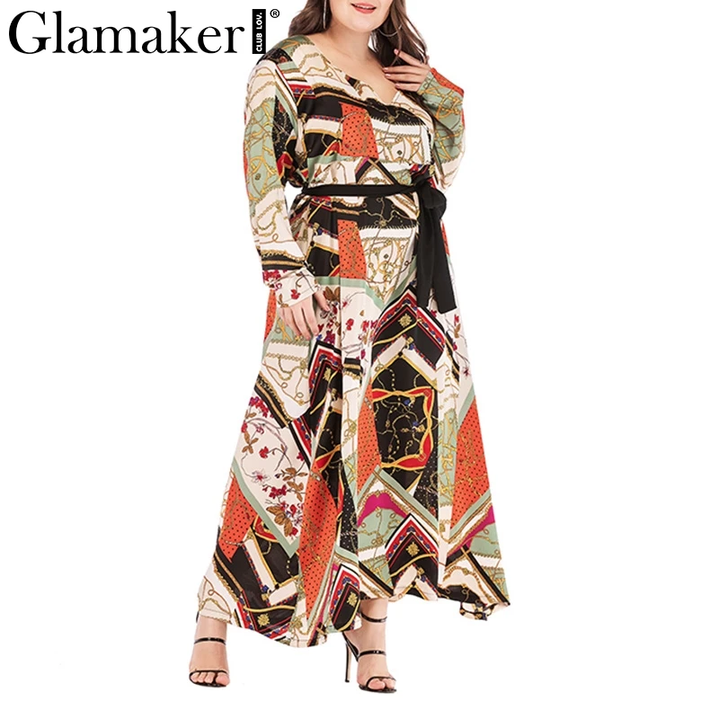 Glamaker Sexy floral club long dresses for Women summer large size beach dress Ladies long sleeve elegant maxi dress holiday
Glamaker Sexy floral club long dresses for Women summer large size beach dress Ladies long sleeve elegant maxi dress holiday