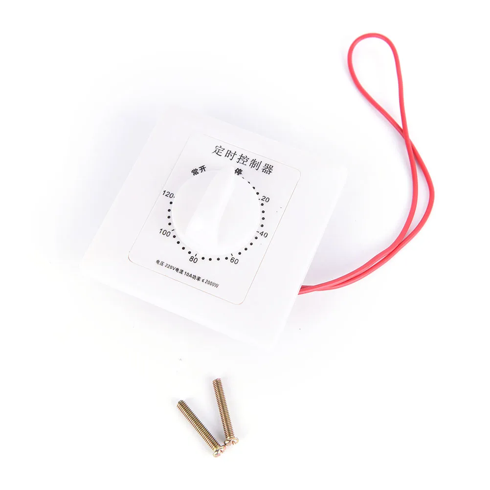 Practical 30/60/120 Minutes AC Timer Switch 220V Timer Switch Control Socket Pump Timer Mechanical Countdown Control Interruptor
Practical 30/60/120 Minutes AC Timer Switch 220V Timer Switch Control Socket Pump Timer Mechanical Countdown Control Interruptor