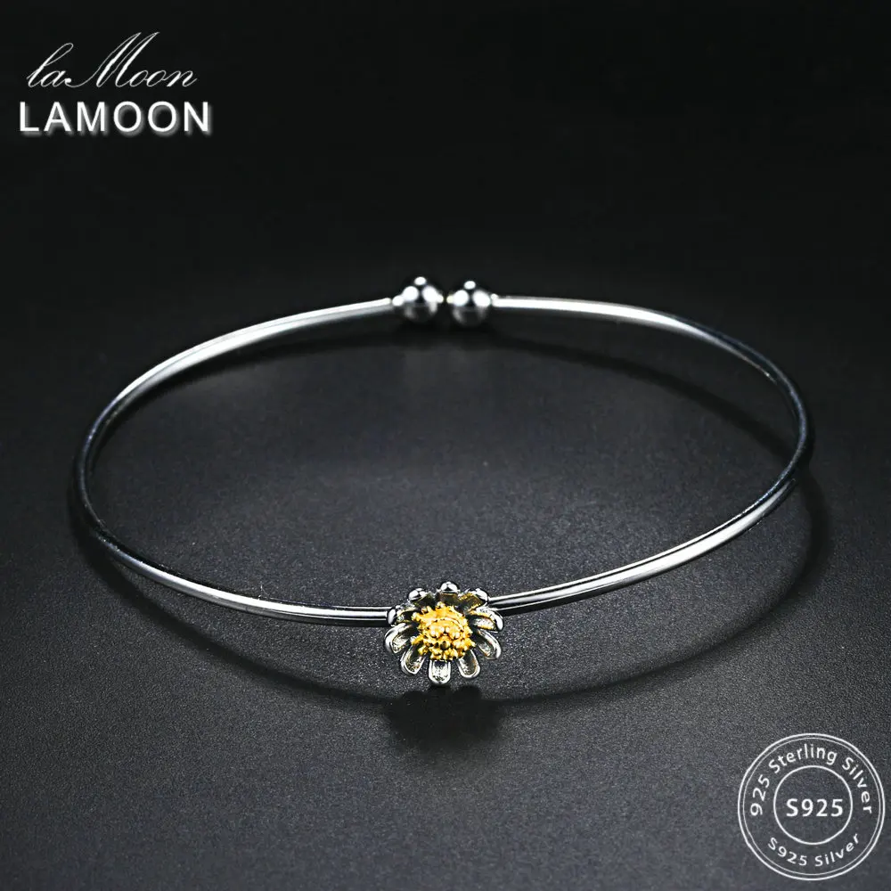 LAMOON S925 Bracelet & Bangle for Women Girl Wiredrawing Daisy Flower 925 Sterling Silver Brithday Gift Fashion Jewelry HY015
LAMOON S925 Bracelet & Bangle for Women Girl Wiredrawing Daisy Flower 925 Sterling Silver Brithday Gift Fashion Jewelry HY015