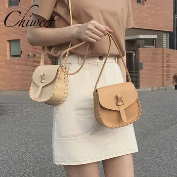 Designer Simple Knitting Saddle Bag Luxury Handbags Women Bag Retro Weave Ladies Small Messenger Bags PU Leather Shoulder Bags
Designer Simple Knitting Saddle Bag Luxury Handbags Women Bag Retro Weave Ladies Small Messenger Bags PU Leather Shoulder Bags