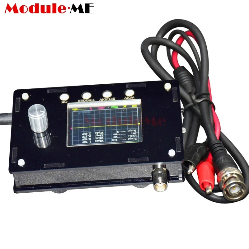 DSO328 2.4 Inch TFT LCD Atmega328p Mini Digital Handheld Oscilloscope SMT32 12-Bit Probe BNC Beyond DSO138 DSO311 DC 9V
DSO328 2.4 Inch TFT LCD Atmega328p Mini Digital Handheld Oscilloscope SMT32 12-Bit Probe BNC Beyond DSO138 DSO311 DC 9V