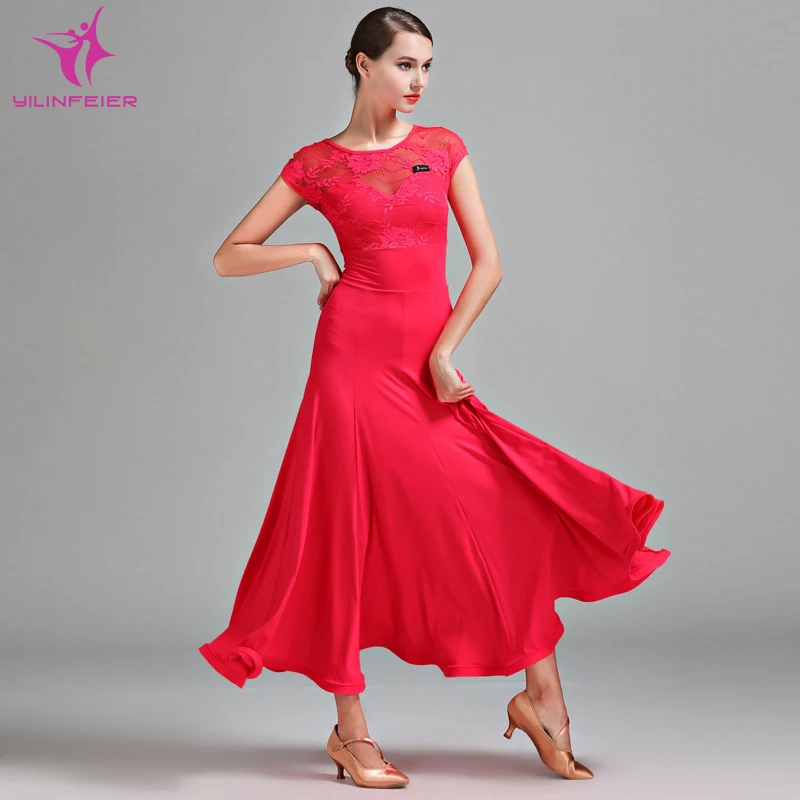YILINFEIER S9024 Modern Dance Costume Women Ladies Dancewear Waltzing Tango Dancing Dress Ballroom Costume Evening Party Dress
YILINFEIER S9024 Modern Dance Costume Women Ladies Dancewear Waltzing Tango Dancing Dress Ballroom Costume Evening Party Dress
