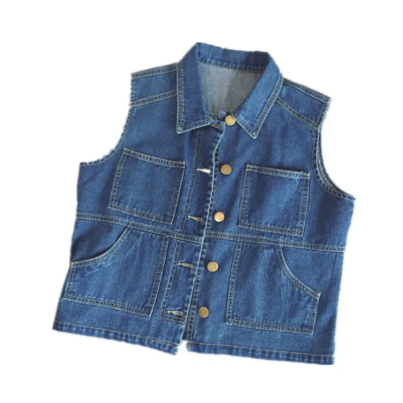 B1489 2019New summer wear loose show thin without cuff han edition joker brought women denim vest coat cheap wholesale
B1489 2019New summer wear loose show thin without cuff han edition joker brought women denim vest coat cheap wholesale