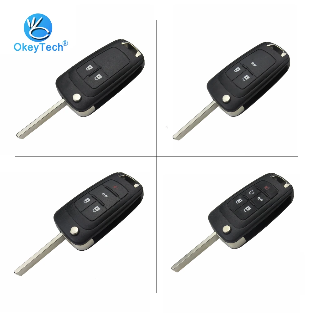 OkeyTech 2/3/4/5 Button Flip Folding Car Key Shell Cover Case Replacement Fob HU100 Blade for Chevrolet Cruze Epica Lova Camaro
OkeyTech 2/3/4/5 Button Flip Folding Car Key Shell Cover Case Replacement Fob HU100 Blade for Chevrolet Cruze Epica Lova Camaro