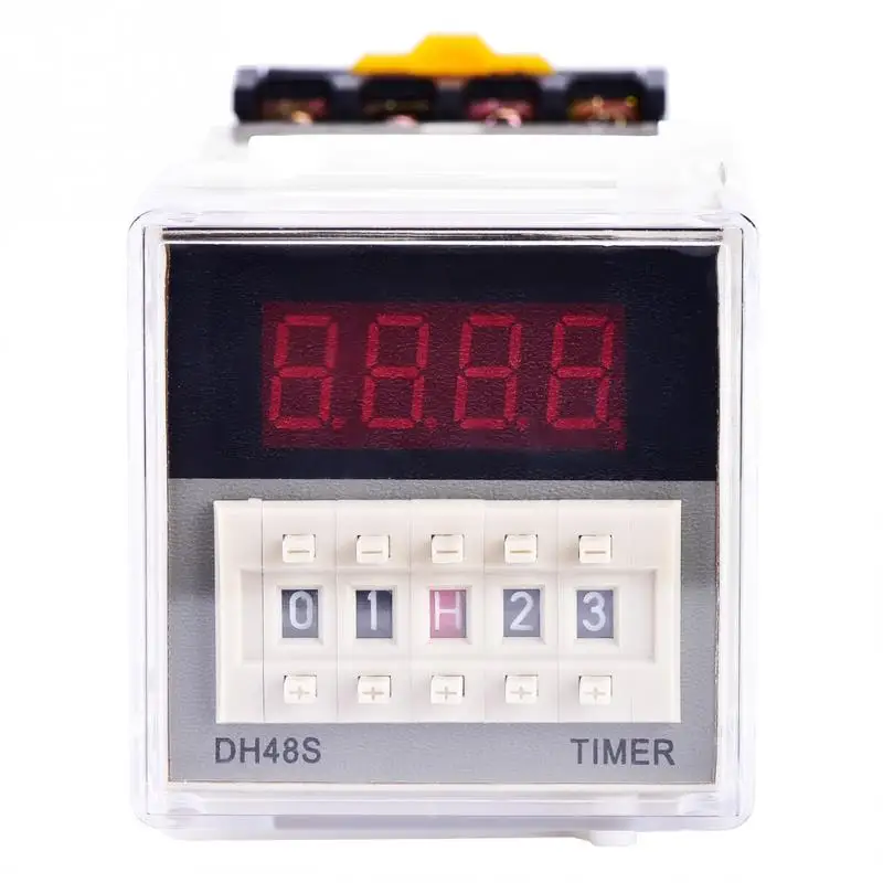 AC//DC 24-240V Temporizador Interruptor De Retraso Relé de tiempo de ciclo en off repetir 0.01s-99h99m