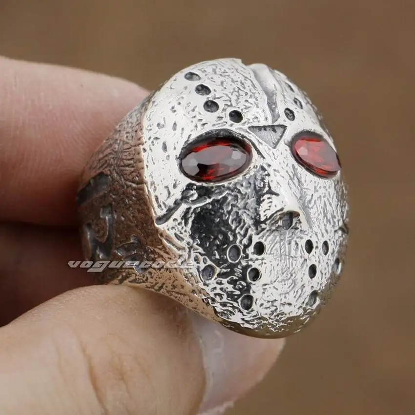 Halloween Jason Hockey 925 Sterling Silver Mens Biker Rocker Ring 9D004 US Size 7 to 15
Halloween Jason Hockey 925 Sterling Silver Mens Biker Rocker Ring 9D004 US Size 7 to 15