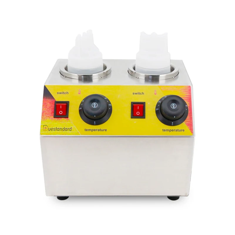 SUCREXU Commercial Electric Jam Heater Hot Chocolate Soy Sauce Filling Spread Warmer DoubleCylinde 2 Bottles Heating Machine
SUCREXU Commercial Electric Jam Heater Hot Chocolate Soy Sauce Filling Spread Warmer DoubleCylinde 2 Bottles Heating Machine