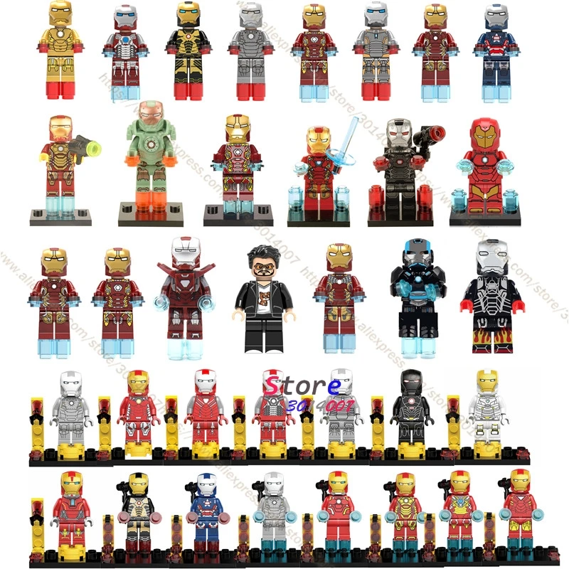 Single Marvel Avengers Iron Man collectable Tony Stark War Machine building blocks bricks toys for children
Single Marvel Avengers Iron Man collectable Tony Stark War Machine building blocks bricks toys for children