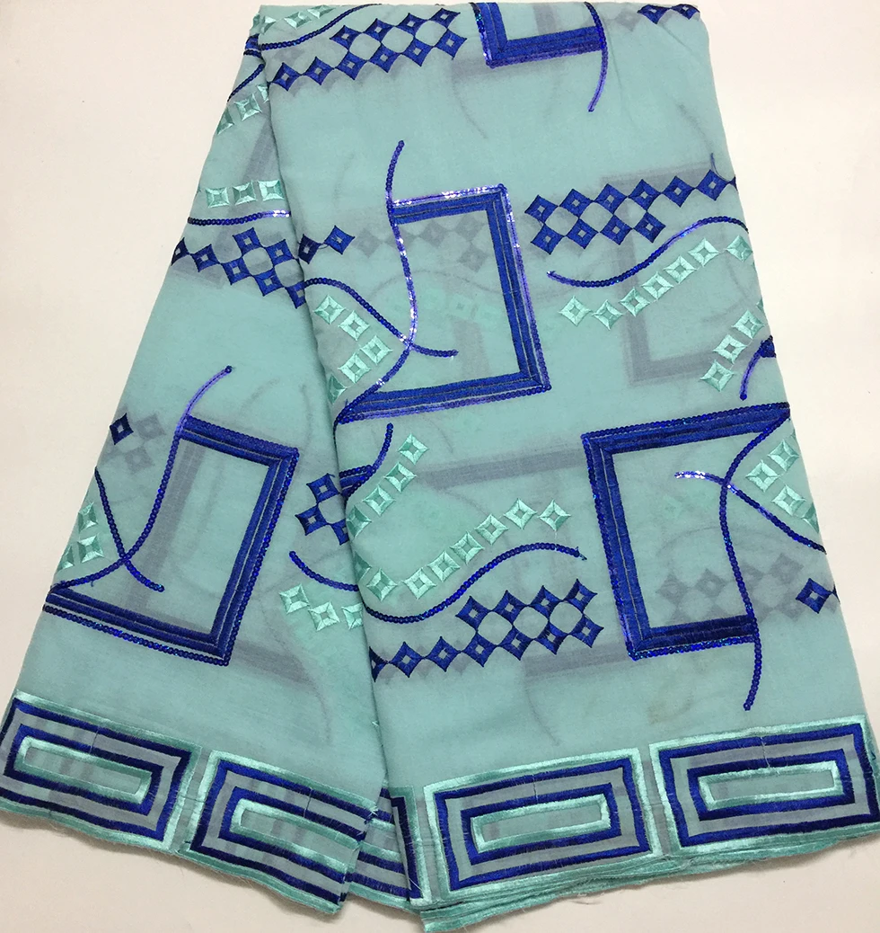 Latest Style Water blue with blue sequines African Cotton Lace Fabric High Quality Swiss Voile Lace fabric In Switzerland
Latest Style Water blue with blue sequines African Cotton Lace Fabric High Quality Swiss Voile Lace fabric In Switzerland