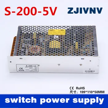 Wholsales 5V 40A 200W SMPS led switching power supply 5v CE RosH approved 110/220vac input :S-200-5
Wholsales 5V 40A 200W SMPS led switching power supply 5v CE RosH approved 110/220vac input :S-200-5