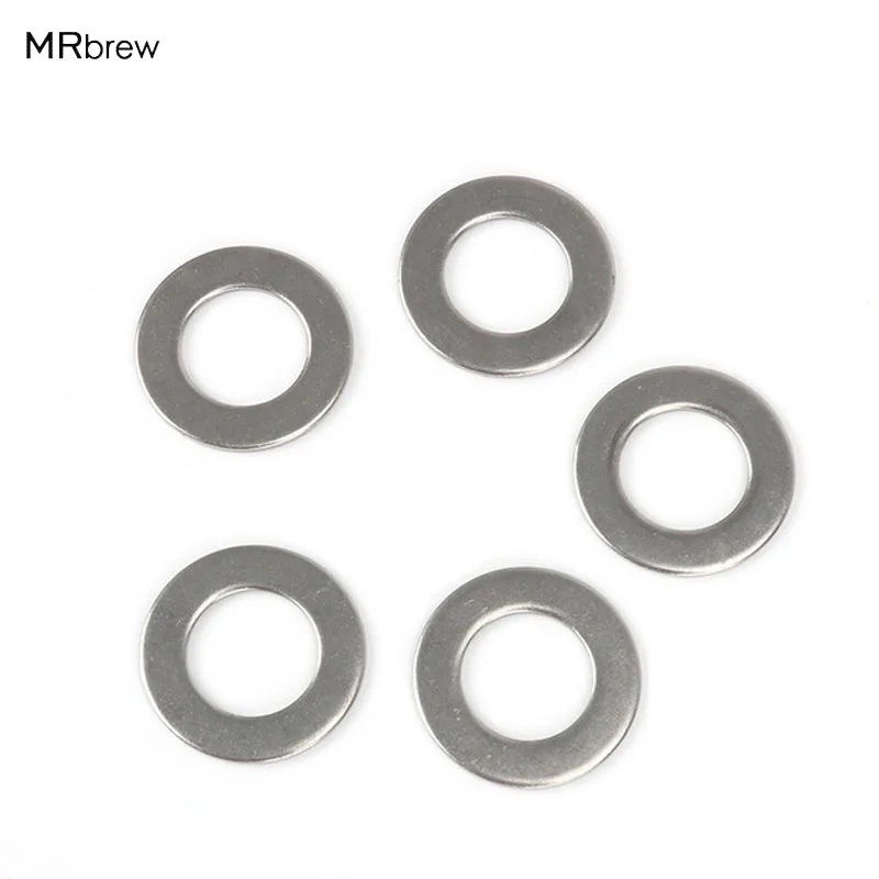 

5 pcs/lot Stainless Steel 304 Flat Washer 7/8" ID, Brewer Hardware Plain Washer Gaskets