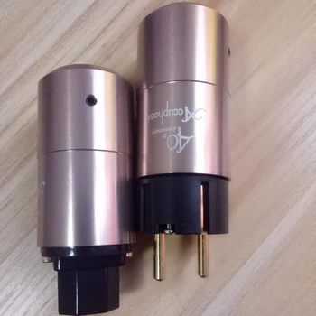 Hi-End pair Hifi Accuphase 40th EU Schuko Power plug IEC commector Amplifier CD VCD DVD player AC power cord plug connector
Hi-End pair Hifi Accuphase 40th EU Schuko Power plug IEC commector Amplifier CD VCD DVD player AC power cord plug connector