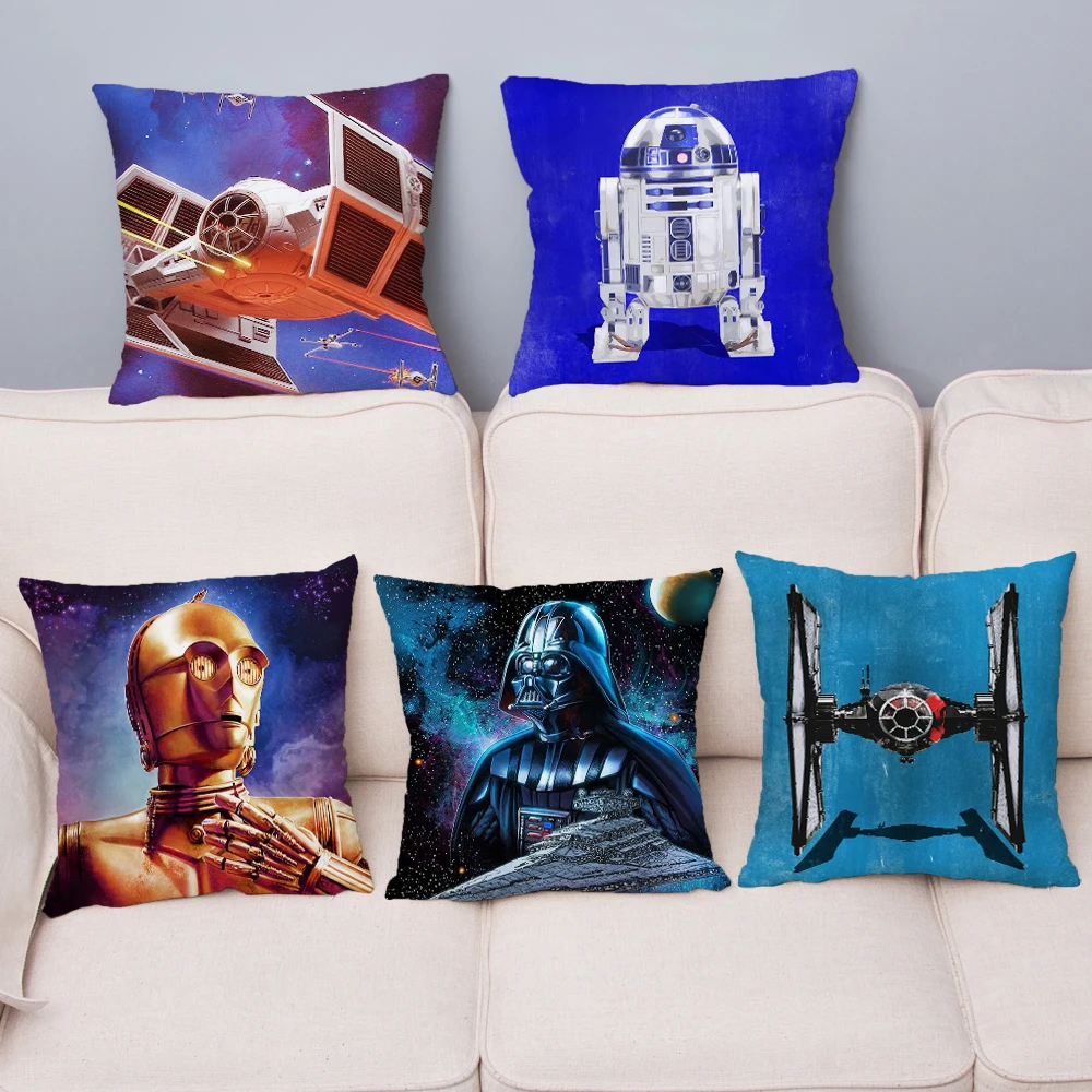 Super Soft Short Plush Pillow Cover Star Wars Print Cushion Covers 45*45 Square Throw Pillow Case Car Sofa Home Decor Pillowcase
Super Soft Short Plush Pillow Cover Star Wars Print Cushion Covers 45*45 Square Throw Pillow Case Car Sofa Home Decor Pillowcase