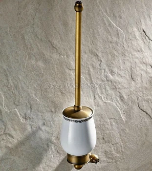 Antique Brass Wall Mounted Bathroom Ceramic Cup and Brass Toilet Brush Holder Wba422
Antique Brass Wall Mounted Bathroom Ceramic Cup and Brass Toilet Brush Holder Wba422