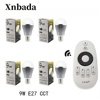 MiLight 9W Led Lamp E27 CCT(CW/WW) Led bulb + CT Wireless Remote Led Spotlight light Dimmable Led light AC85-265V Free shipping
MiLight 9W Led Lamp E27 CCT(CW/WW) Led bulb + CT Wireless Remote Led Spotlight light Dimmable Led light AC85-265V Free shipping