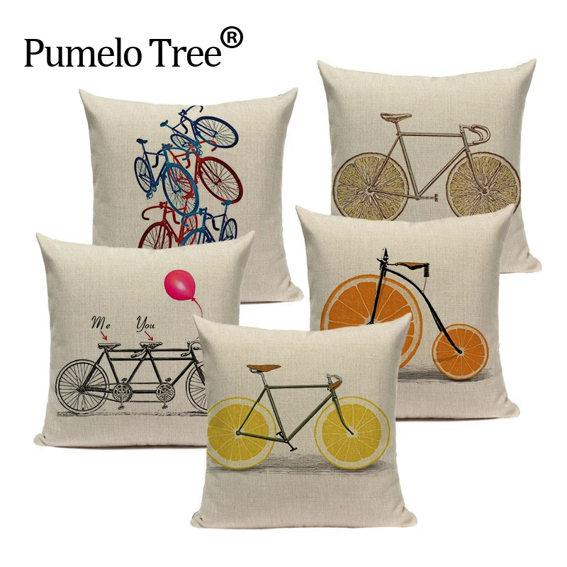 Custom Cushion Cover High Quality Personalized Bicycle Photo Cushions Sofa Linen Square Print Spring Simple Style Throw Pillows
Custom Cushion Cover High Quality Personalized Bicycle Photo Cushions Sofa Linen Square Print Spring Simple Style Throw Pillows