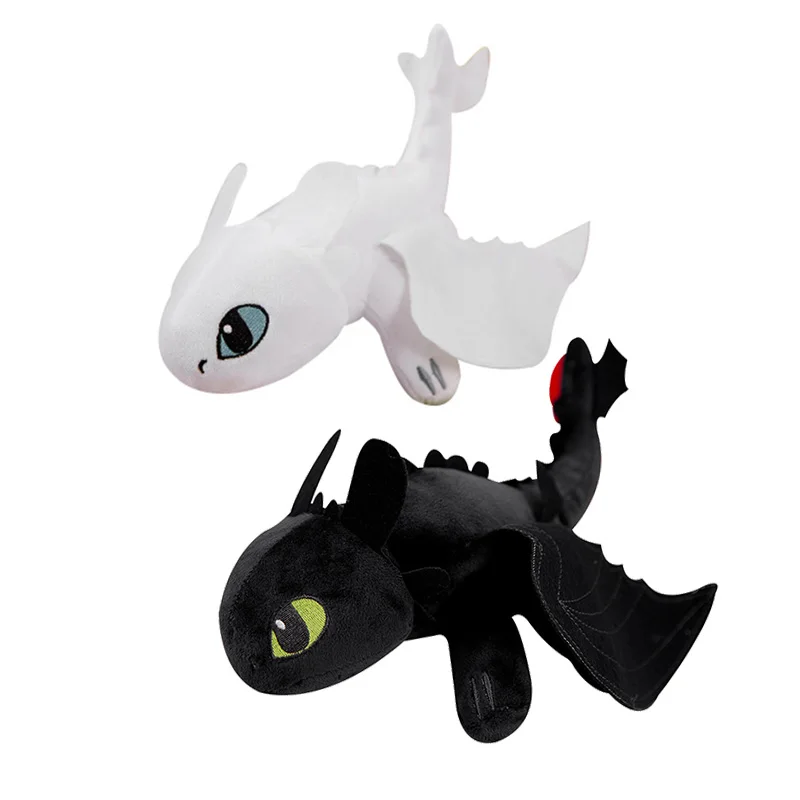 Hot style 35cm How to Train Your Dragon 3 plush Toys Toothless light Fury Anime Figure Night Fury Dragon Plush Doll Toy Children
Hot style 35cm How to Train Your Dragon 3 plush Toys Toothless light Fury Anime Figure Night Fury Dragon Plush Doll Toy Children