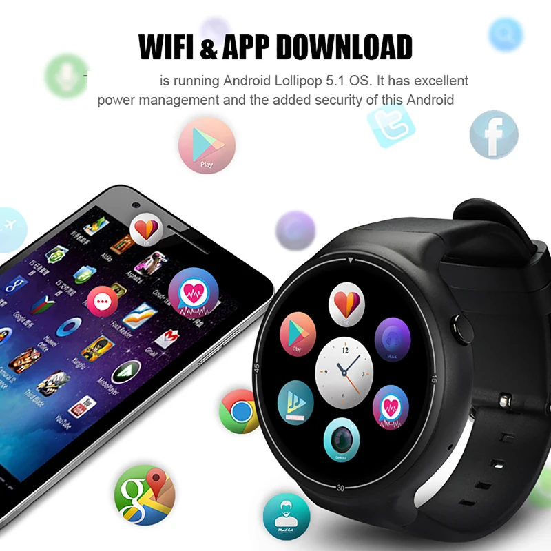 2018 Higt Quality 3G Bluetooth Smart Watch MTK6580 Ram 2GB Rom 16GB Android 5.1 Wifi GPS Quad Core Smart watch For Andori&IOS
2018 Higt Quality 3G Bluetooth Smart Watch MTK6580 Ram 2GB Rom 16GB Android 5.1 Wifi GPS Quad Core Smart watch For Andori&IOS
