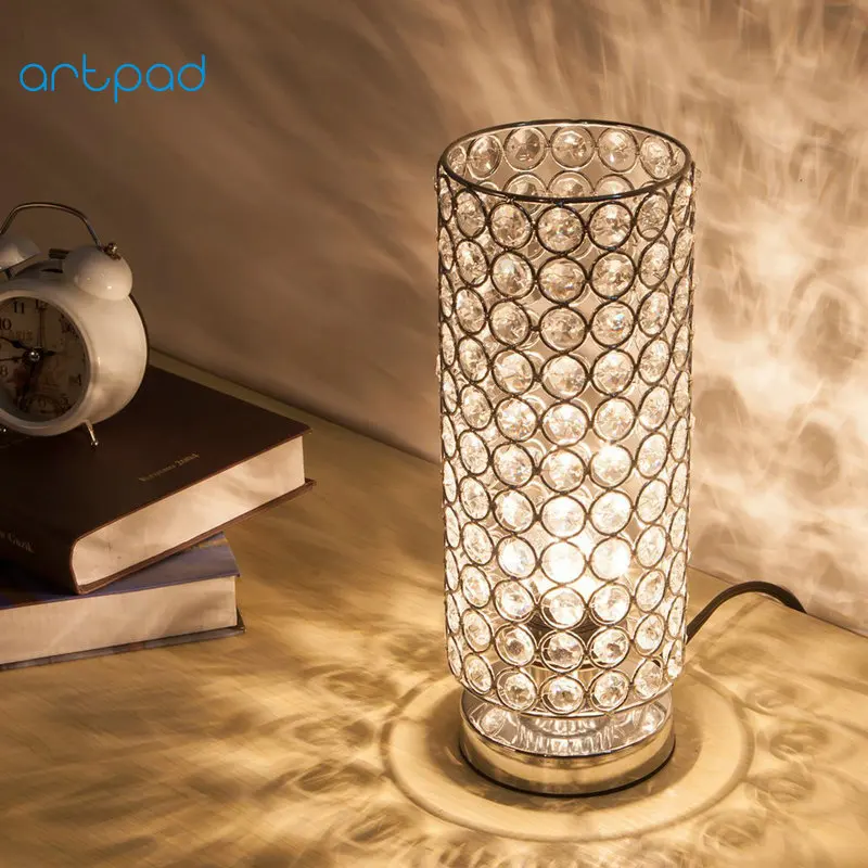 Artpad Modern LED Crystal Table Lamp E27/E26 Atmosphere Night Stand Light for Living Room Bedroom Bedside Dining Room Lighting
Artpad Modern LED Crystal Table Lamp E27/E26 Atmosphere Night Stand Light for Living Room Bedroom Bedside Dining Room Lighting