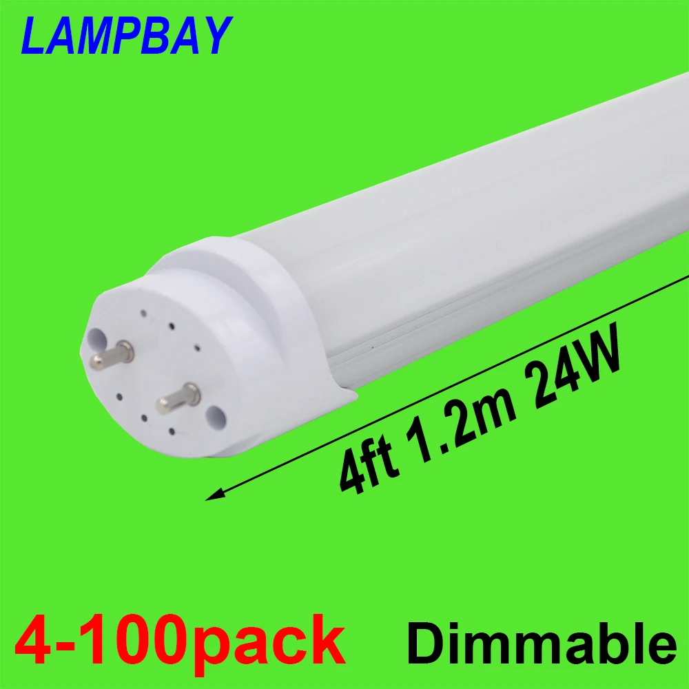 (120 Pack) Free Shipping LED TUBE 4FT 120cm 24W T8 G13 Bulb work into existing fixture 85-277V Stock in USA NO Tax 
(120 Pack) Free Shipping LED TUBE 4FT 120cm 24W T8 G13 Bulb work into existing fixture 85-277V Stock in USA NO Tax