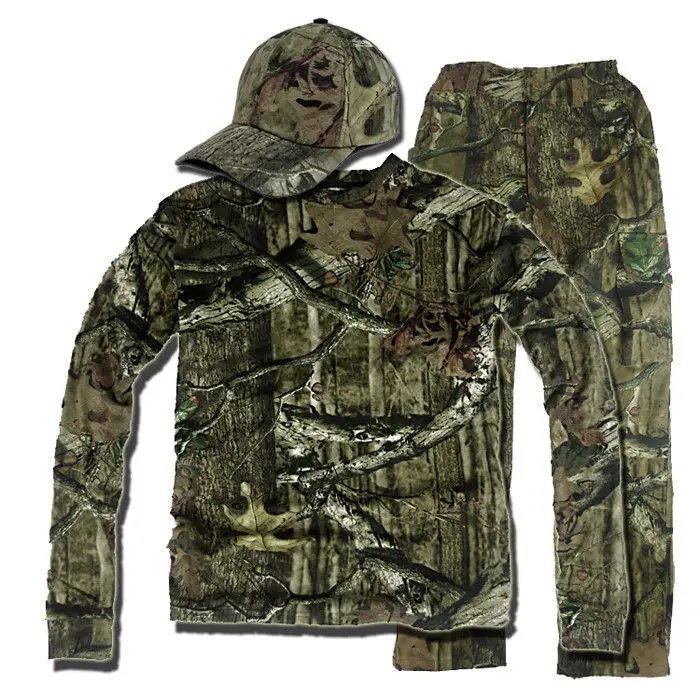 Camo Jungle Camouflage Hunting Clothing Woodland Bionic Ghillie Suit Tactical Uniform Jacket Pants Cap Set
Camo Jungle Camouflage Hunting Clothing Woodland Bionic Ghillie Suit Tactical Uniform Jacket Pants Cap Set