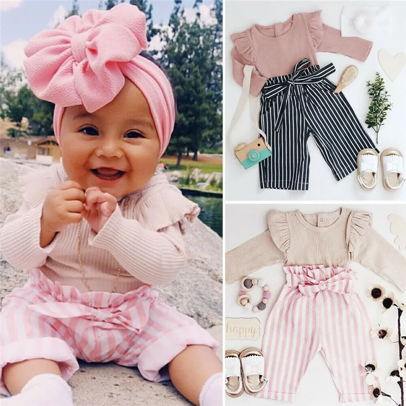 PUDCOCO Newborn Baby Girl Sets Infant Striped 2pcs Cotton Clothes Long Sleeve Bodysuit Long Pants Casual Outfit Set 0-24M
PUDCOCO Newborn Baby Girl Sets Infant Striped 2pcs Cotton Clothes Long Sleeve Bodysuit Long Pants Casual Outfit Set 0-24M