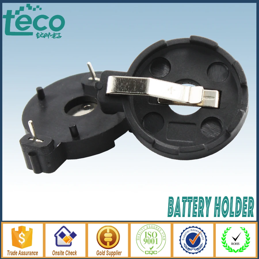 (10Pcs/lot) CR2032 Battery Button Cell Holder Socket Case Plastic Box Black TBH-CR2032-06
(10Pcs/lot) CR2032 Battery Button Cell Holder Socket Case Plastic Box Black TBH-CR2032-06