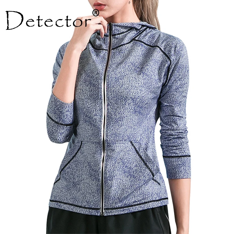 Detector Women Running Jacket Yoga Fitness Training Sport Hoodies Gym Windproof Dry Quick Windbreakers Long Sleeve Shirt Females
Detector Women Running Jacket Yoga Fitness Training Sport Hoodies Gym Windproof Dry Quick Windbreakers Long Sleeve Shirt Females