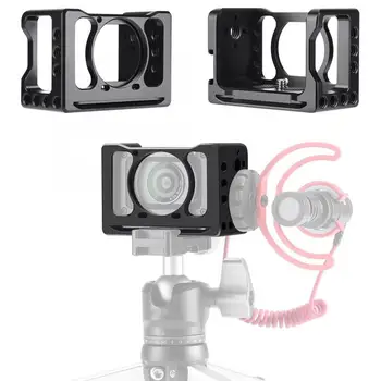 Protective Metal Camera Cage Mount for Sony RX0 II with Multiple 1/4 Inch Thread Accessories
Protective Metal Camera Cage Mount for Sony RX0 II with Multiple 1/4 Inch Thread Accessories