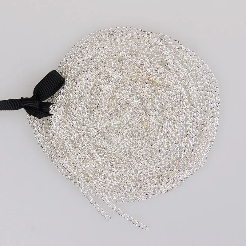 5m/lot Silver Colors 0.9x3x5mm Metal Necklace Chain Bracelets Findings Metal Link Chain For Jewelry Making
5m/lot Silver Colors 0.9x3x5mm Metal Necklace Chain Bracelets Findings Metal Link Chain For Jewelry Making