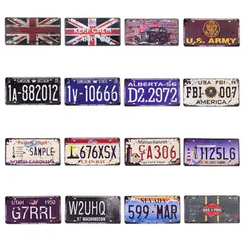 US Army FBI Texas Vintage Metal Garage License Plate Plaque Poster Bar Club Wall Tin Signs Route Car Number Decorar 16X30CM C9
US Army FBI Texas Vintage Metal Garage License Plate Plaque Poster Bar Club Wall Tin Signs Route Car Number Decorar 16X30CM C9