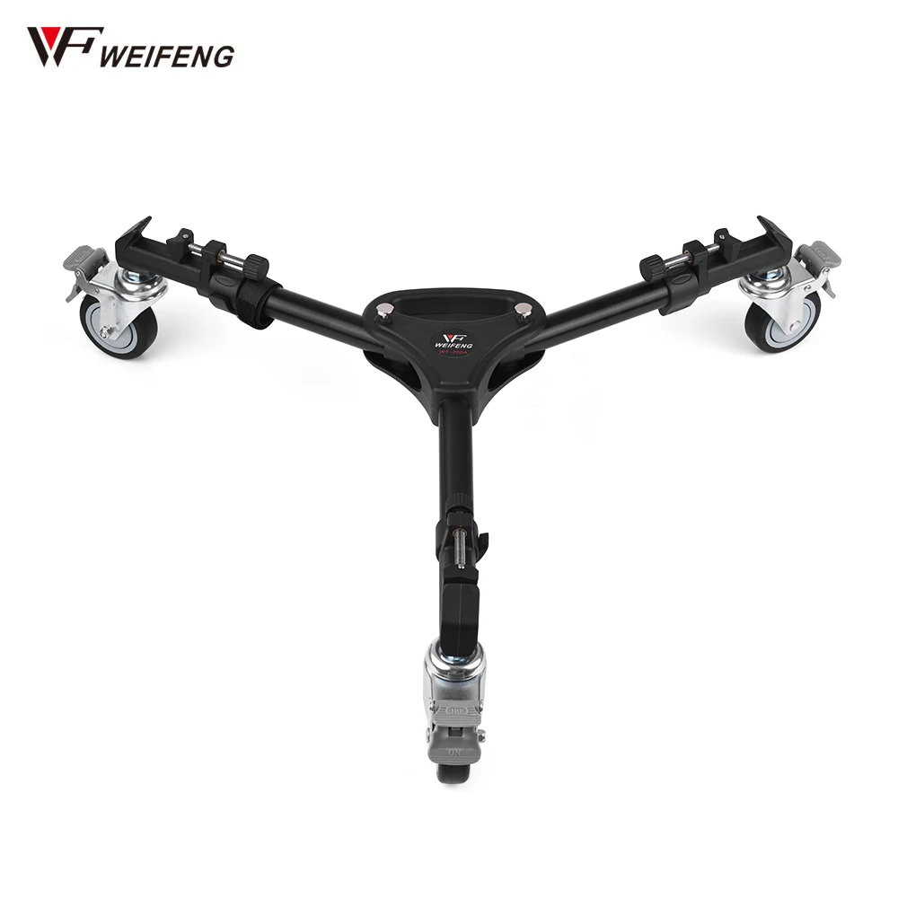 Weifeng WT-700 Pro 3-Wheel Pulley Tripod Dolly Universal Camera Tripod Dolly Caster Base Stand for Weifeng 717/718 Tripod
Weifeng WT-700 Pro 3-Wheel Pulley Tripod Dolly Universal Camera Tripod Dolly Caster Base Stand for Weifeng 717/718 Tripod