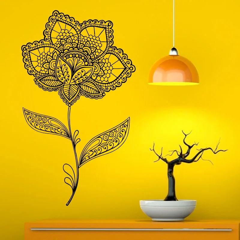 ZOOYOO Mehndi Floral Pattern Wall Decal Vinyl Art Mandalas Lotus Wall Stickers Home Decor Room Decoration Removabl
ZOOYOO Mehndi Floral Pattern Wall Decal Vinyl Art Mandalas Lotus Wall Stickers Home Decor Room Decoration Removabl