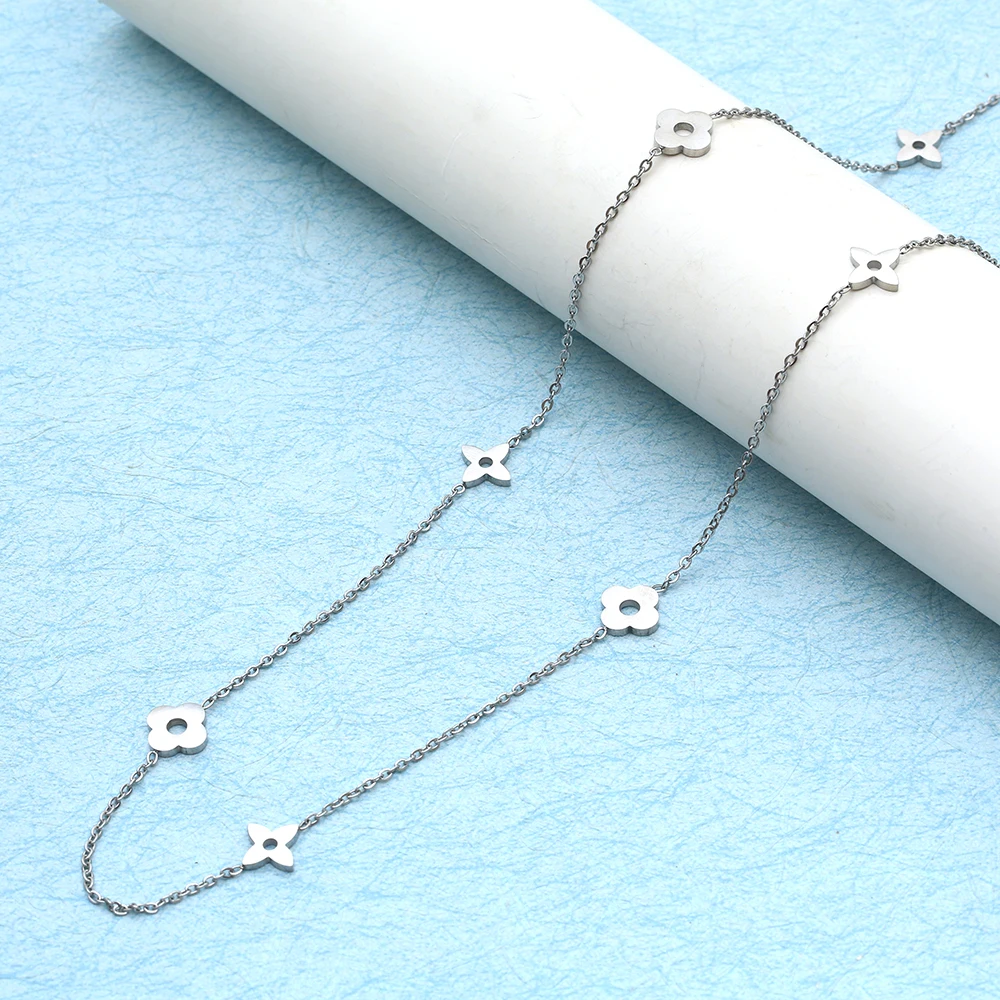 stainless steel Long necklaces pendants neckless chain gold women necklace for women fashion jewelry silver jewels flower
stainless steel Long necklaces pendants neckless chain gold women necklace for women fashion jewelry silver jewels flower