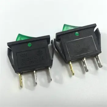 Green boat push button switch toggle switch 16-20A 125-250VAC with indication light 3pins rocker switch KCD3,300pcs/lot
Green boat push button switch toggle switch 16-20A 125-250VAC with indication light 3pins rocker switch KCD3,300pcs/lot
