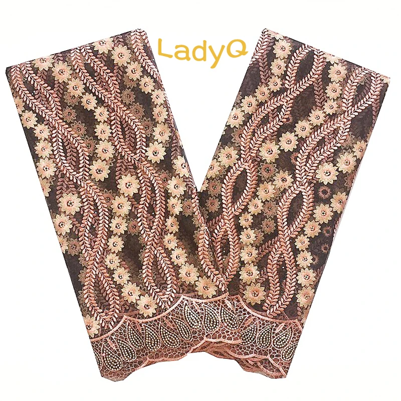 LadyQ Multicolor Beaded African French Lace Fabric High Quality 2018 Peach Magenta Net Lace Rhinestone Wedding White Lace Fabric 
LadyQ Multicolor Beaded African French Lace Fabric High Quality 2018 Peach Magenta Net Lace Rhinestone Wedding White Lace Fabric