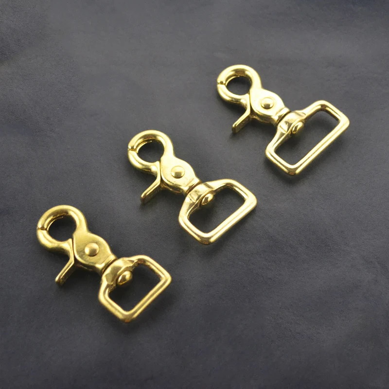 DIY leather craft brass material metal snap hook bag sewing hardware accessories 3pcs/lot
DIY leather craft brass material metal snap hook bag sewing hardware accessories 3pcs/lot