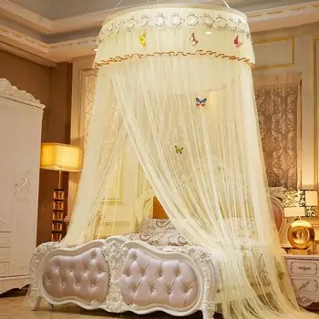 Circular Single-door Mosquito Net Polyester Mesh Double Bed Curtains Sleeping Curtain Full King/Queen Sized Bed Canopy Net Home
Circular Single-door Mosquito Net Polyester Mesh Double Bed Curtains Sleeping Curtain Full King/Queen Sized Bed Canopy Net Home