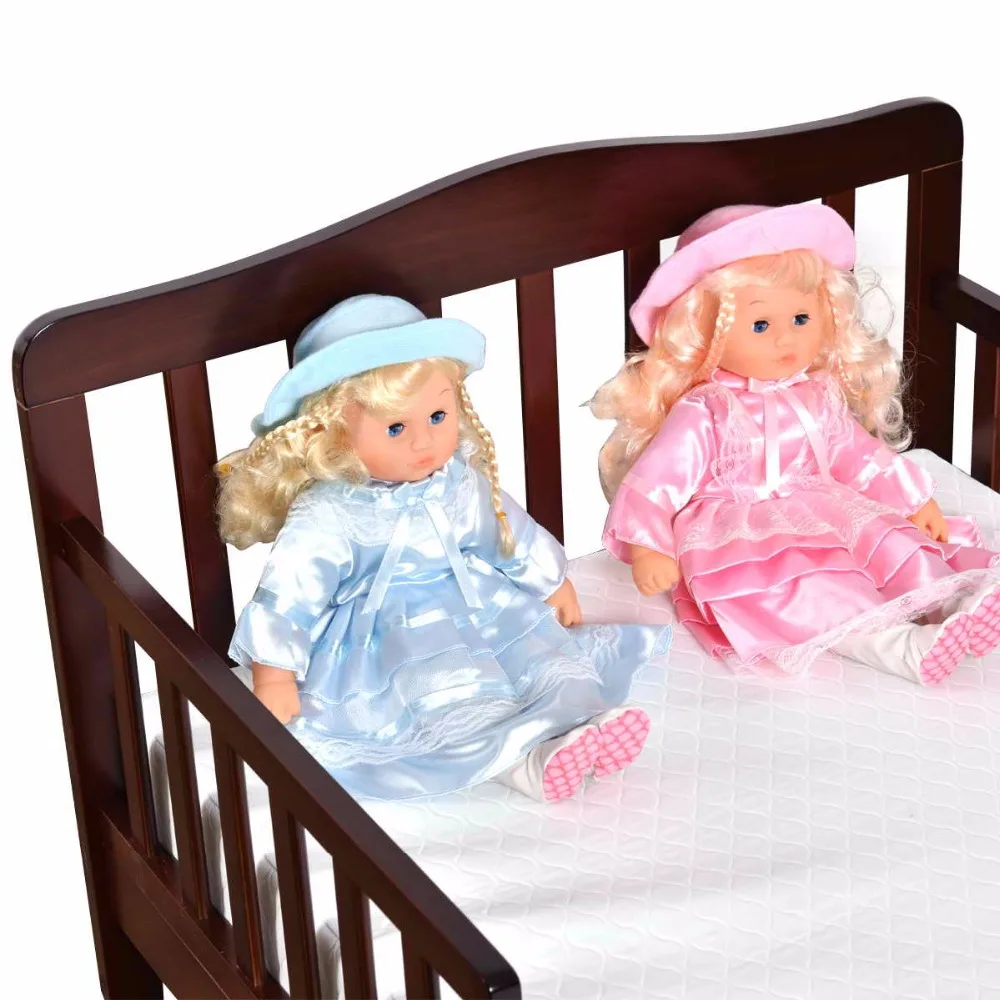 Toddler Wood Bed with Safety Rails in Two Colors 5 BB4596BNK