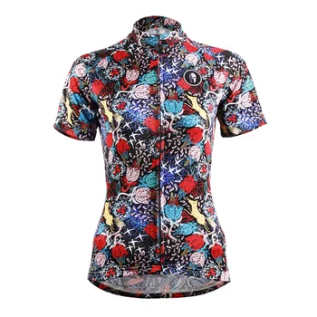 Free shipping New Floral Pattern Women Short sleeve Cycling Jersey Colorful Ciclismo Ropa Breathable Cycling Clothes Size XS-6XL
Free shipping New Floral Pattern Women Short sleeve Cycling Jersey Colorful Ciclismo Ropa Breathable Cycling Clothes Size XS-6XL