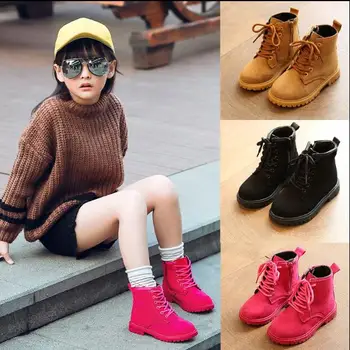 2018 winter fashion girls plus velvet warm Martin boots boys anti-skiing boots England high to help cotton boots
2018 winter fashion girls plus velvet warm Martin boots boys anti-skiing boots England high to help cotton boots
