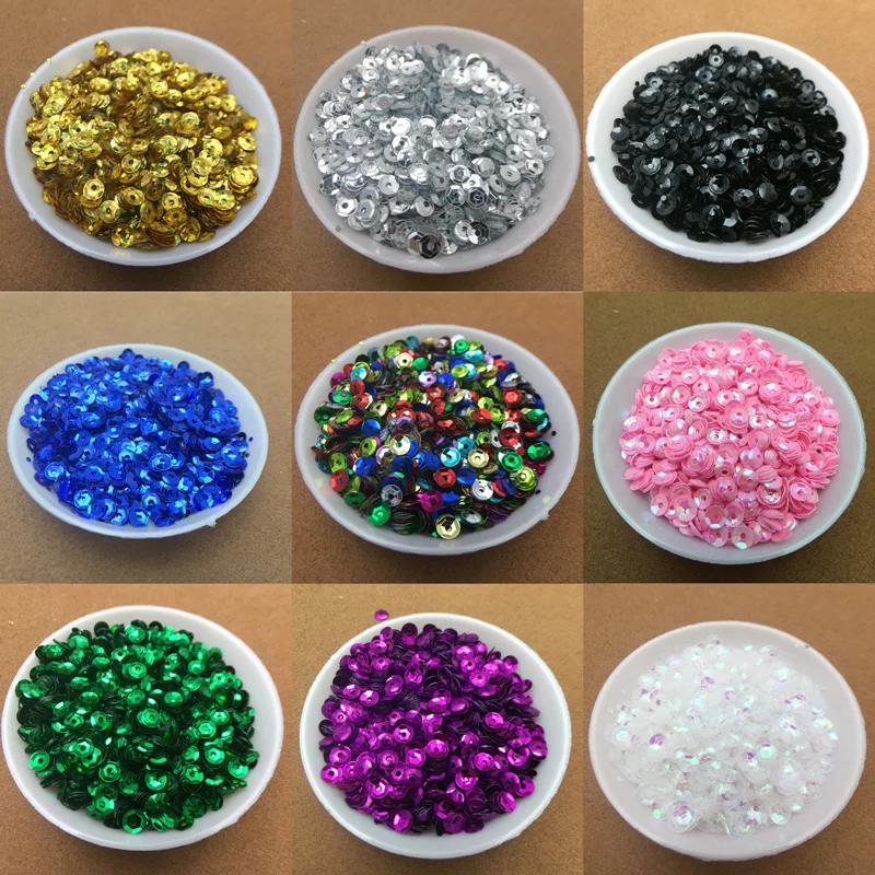 4000PC(20g) 4MM Flat Glitter Sequins PVC Round Loose Sequins Paillette Sewing Craft Wedding Decoration DIY Clothing Accessories
4000PC(20g) 4MM Flat Glitter Sequins PVC Round Loose Sequins Paillette Sewing Craft Wedding Decoration DIY Clothing Accessories
