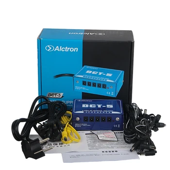 Alctron DCT-5 5-channel 9 volt DC output effect power supply box multi-channel isolated protection power supply
Alctron DCT-5 5-channel 9 volt DC output effect power supply box multi-channel isolated protection power supply
