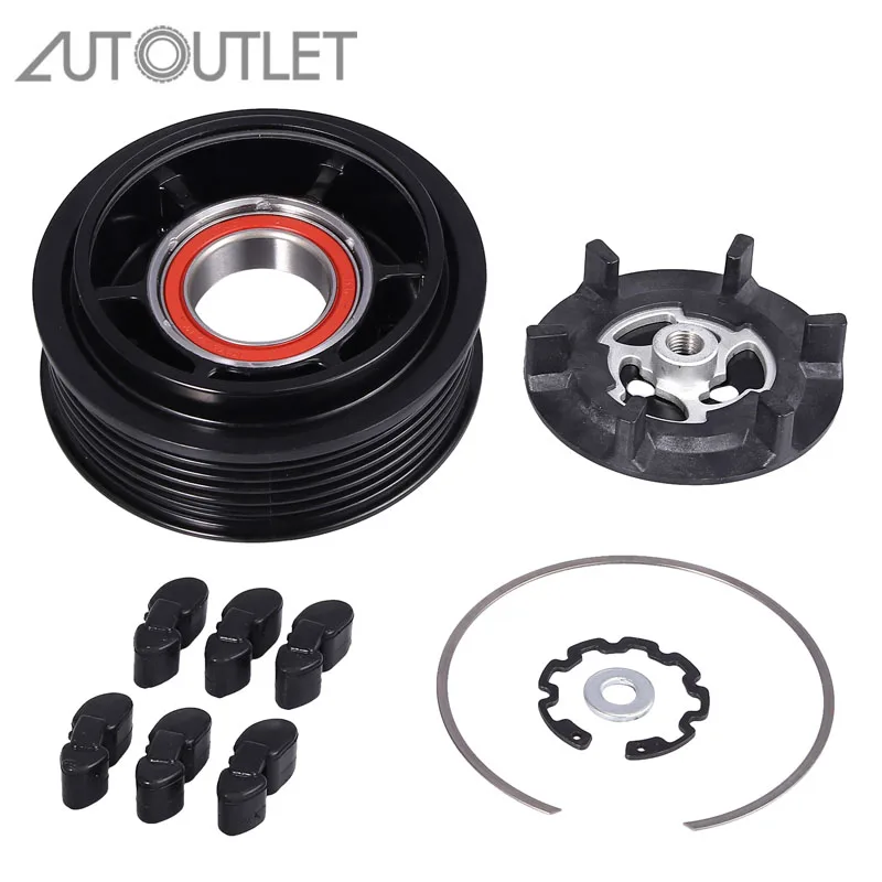 AUTOUTLET Magnetic Clutch Air Conditioning Compressor Clutch For Mercedes-Benz 6PK / 110MM W203 W204 W211 W163 W220 A0012305011
AUTOUTLET Magnetic Clutch Air Conditioning Compressor Clutch For Mercedes-Benz 6PK / 110MM W203 W204 W211 W163 W220 A0012305011