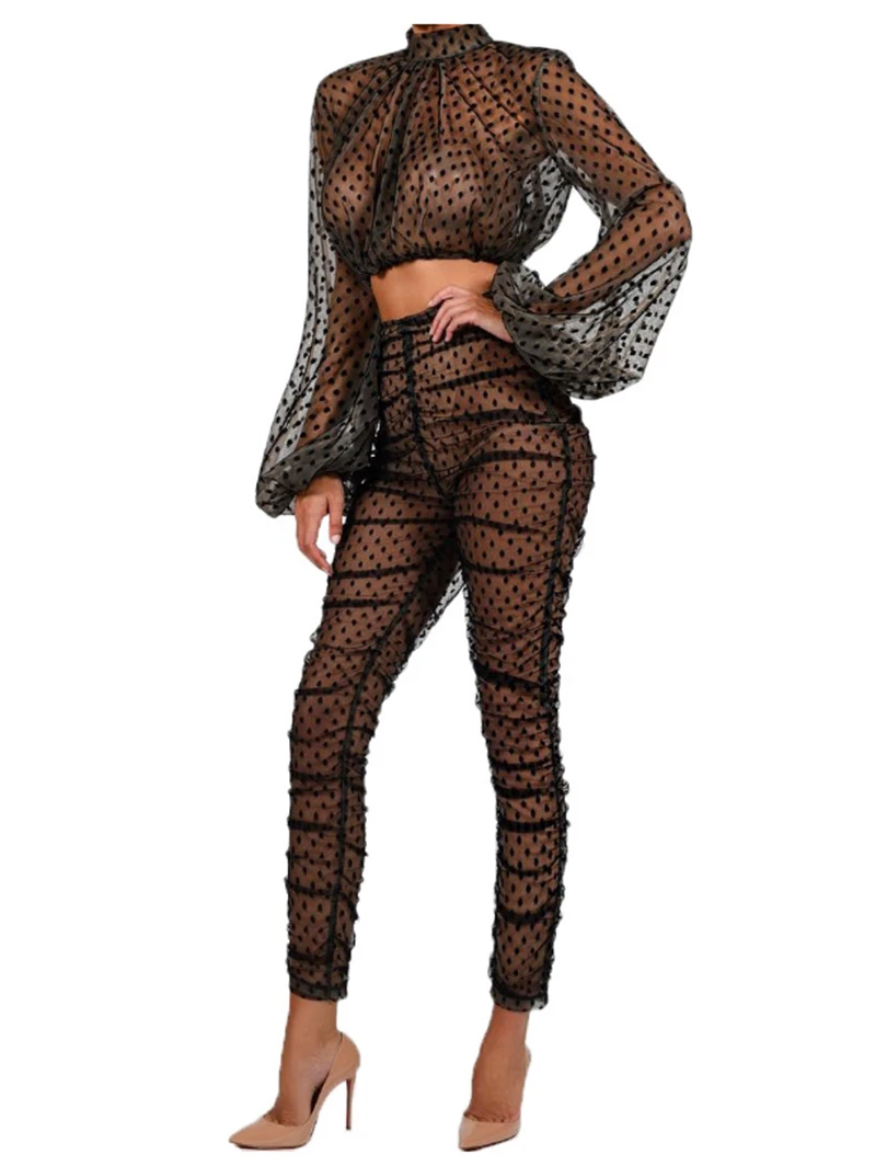 arrival Women See Through Sheer Mesh Crop Tops and Long Pants Sexy 2Pcs Women Sets Sexy Mesh Lace Outfits
arrival Women See Through Sheer Mesh Crop Tops and Long Pants Sexy 2Pcs Women Sets Sexy Mesh Lace Outfits