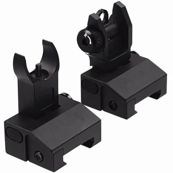 Iron Low Flip Up Front & Rear Sight Set Folding Design Profile Quick Detach Rapid Transition Fit Most Rails Hunting Party
Iron Low Flip Up Front & Rear Sight Set Folding Design Profile Quick Detach Rapid Transition Fit Most Rails Hunting Party